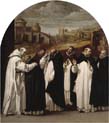 san bruno says goodbye to his companions in rome